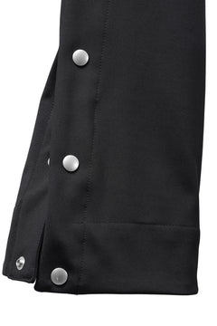 Load image into Gallery viewer, A.F ARTEFACT SARROUEL FLARE PANTS / TECH SMOOTH BONDING LW FLEECE (BLACK)
