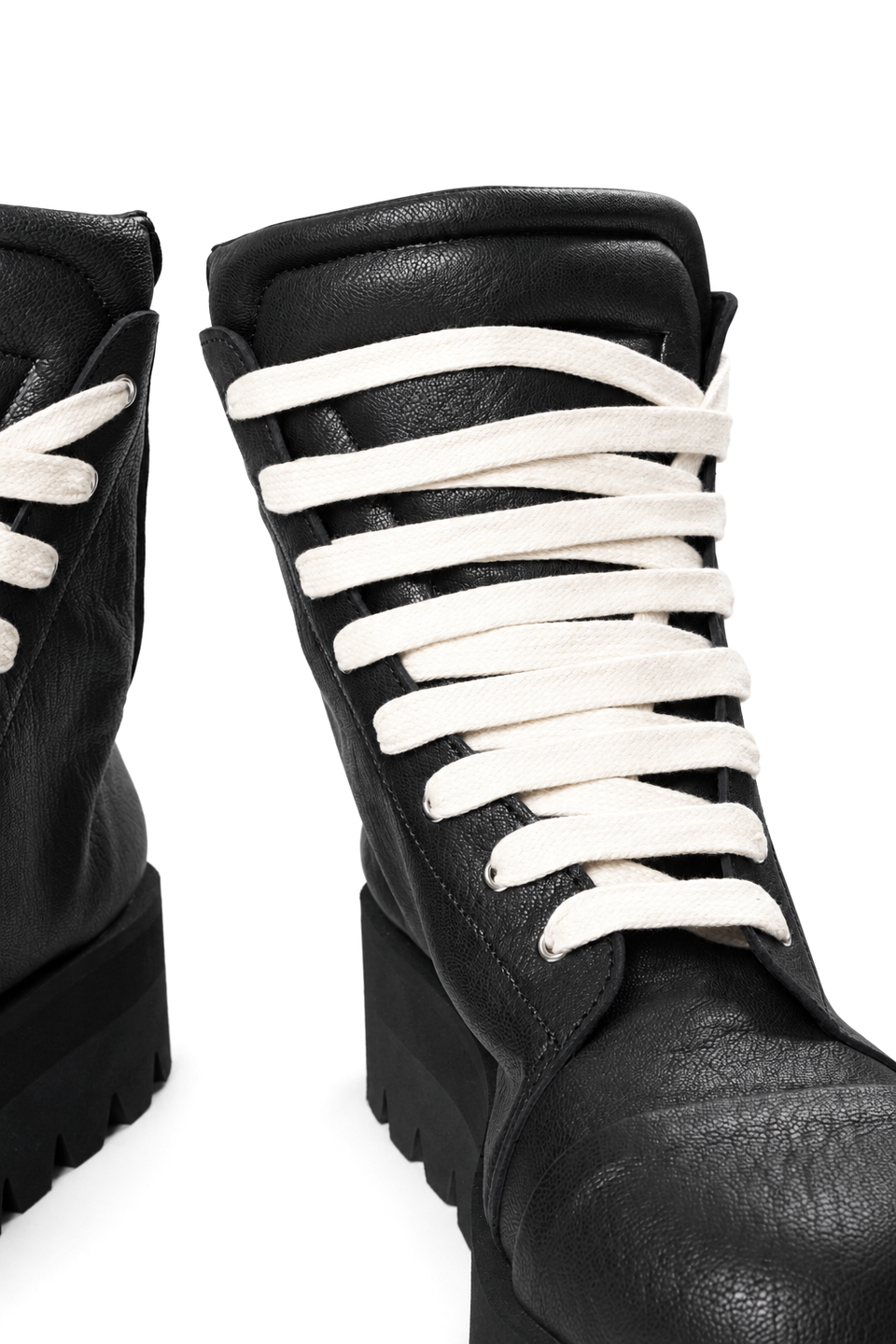 画像をギャラリービューアに読み込む, A.F ARTEFACT x Portaille PLATFORM SNEAKER BOOTS / CALF LEATHER (ALL BLACK)