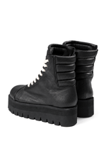 画像をギャラリービューアに読み込む, A.F ARTEFACT x Portaille PLATFORM SNEAKER BOOTS / CALF LEATHER (ALL BLACK)