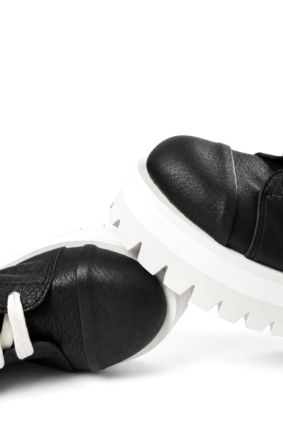 画像をギャラリービューアに読み込む, A.F ARTEFACT x Portaille PLATFORM SNEAKER BOOTS / CALF LEATHER (BLACK x WHITE)