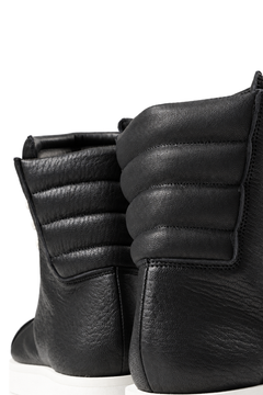 画像をギャラリービューアに読み込む, A.F ARTEFACT x Portaille PLATFORM SNEAKER BOOTS / CALF LEATHER (BLACK x WHITE)