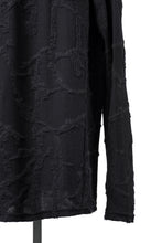 画像をギャラリービューアに読み込む, A.F ARTEFACT SLIM FIT LONG SLEEVE TOP / SURFACE WOOL (BLACK)