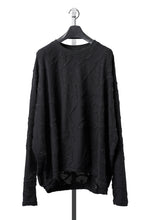 画像をギャラリービューアに読み込む, A.F ARTEFACT DOLMAN PULLOVER TOPS / SURFACE WOOL (BLACK)