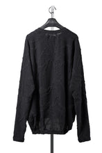 画像をギャラリービューアに読み込む, A.F ARTEFACT DOLMAN PULLOVER TOPS / SURFACE WOOL (BLACK)