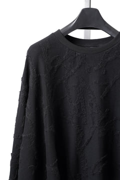 画像をギャラリービューアに読み込む, A.F ARTEFACT DOLMAN PULLOVER TOPS / SURFACE WOOL (BLACK)