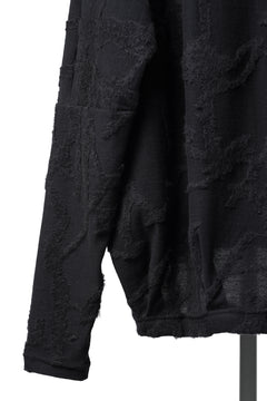 画像をギャラリービューアに読み込む, A.F ARTEFACT DOLMAN PULLOVER TOPS / SURFACE WOOL (BLACK)