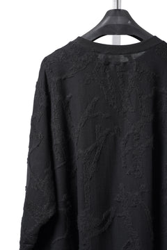 画像をギャラリービューアに読み込む, A.F ARTEFACT DOLMAN PULLOVER TOPS / SURFACE WOOL (BLACK)