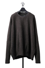 Load image into Gallery viewer, A.F ARTEFACT DOLMAN PULLOVER TOPS / WOOL MIX PILE (KHAKI)