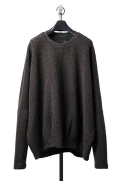 Load image into Gallery viewer, A.F ARTEFACT DOLMAN PULLOVER TOPS / WOOL MIX PILE (KHAKI)