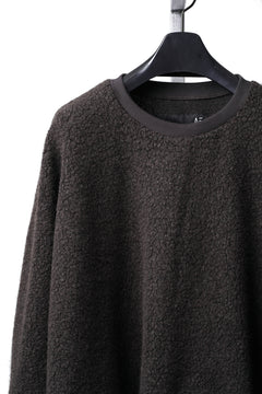 Load image into Gallery viewer, A.F ARTEFACT DOLMAN PULLOVER TOPS / WOOL MIX PILE (KHAKI)
