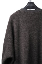 Load image into Gallery viewer, A.F ARTEFACT DOLMAN PULLOVER TOPS / WOOL MIX PILE (KHAKI)