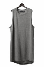 Load image into Gallery viewer, A.F ARTEFACT LOOSEY LONG TANK TOP / COLI STRIPES JERSEY (BLACK x IVORY)