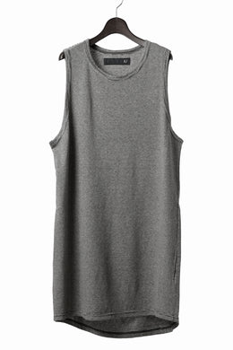 A.F ARTEFACT LOOSEY LONG TANK TOP / COLI STRIPES JERSEY (BLACK x IVORY)