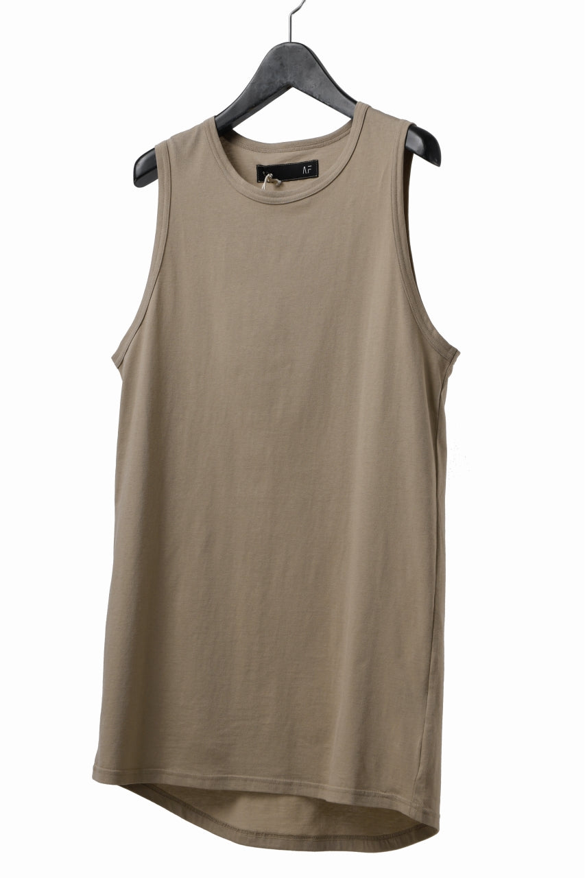 A.F ARTEFACT LOOSEY LONG TANKTOP (BEIGE)