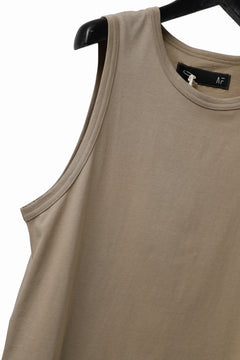 画像をギャラリービューアに読み込む, A.F ARTEFACT LOOSEY LONG TANKTOP (BEIGE)