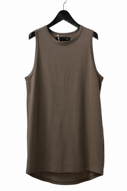 A.F ARTEFACT LOOSEY LONG TANKTOP (G.BROWN)