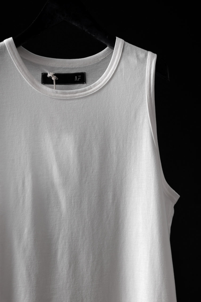 Load image into Gallery viewer, Shop Online  - A.F ARTEFACT LOOSEY LONG TANKTOP (WHITE)