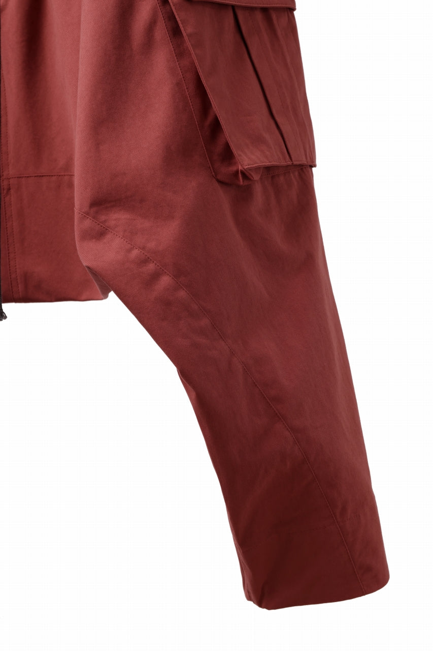 A.F ARTEFACT WIDE CARGO SARROUEL EASY PANTS (RED)