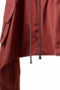 画像をギャラリービューアに読み込む, A.F ARTEFACT WIDE CARGO SARROUEL EASY PANTS (RED)