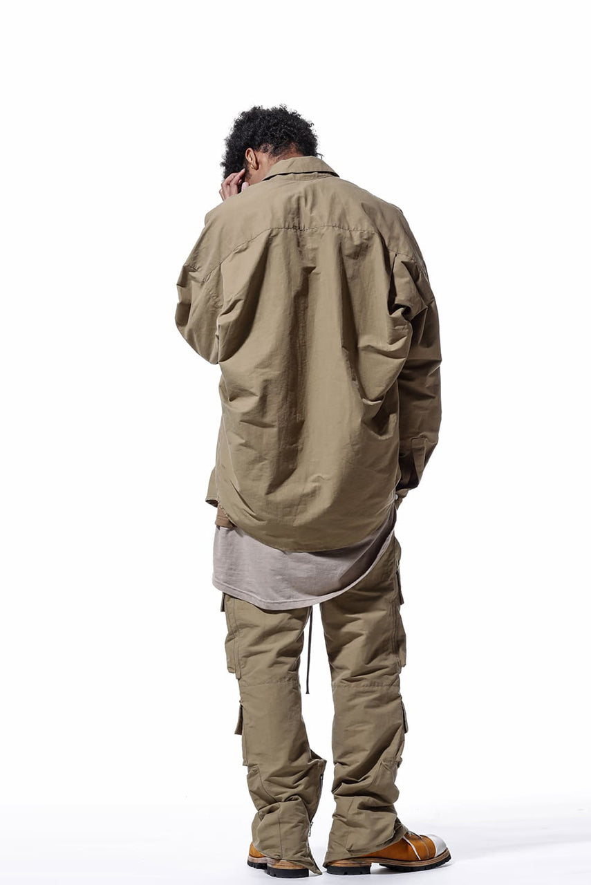 A.F ARTEFACT RADICAL-ZIP FIELD PANTS (BEIGE)