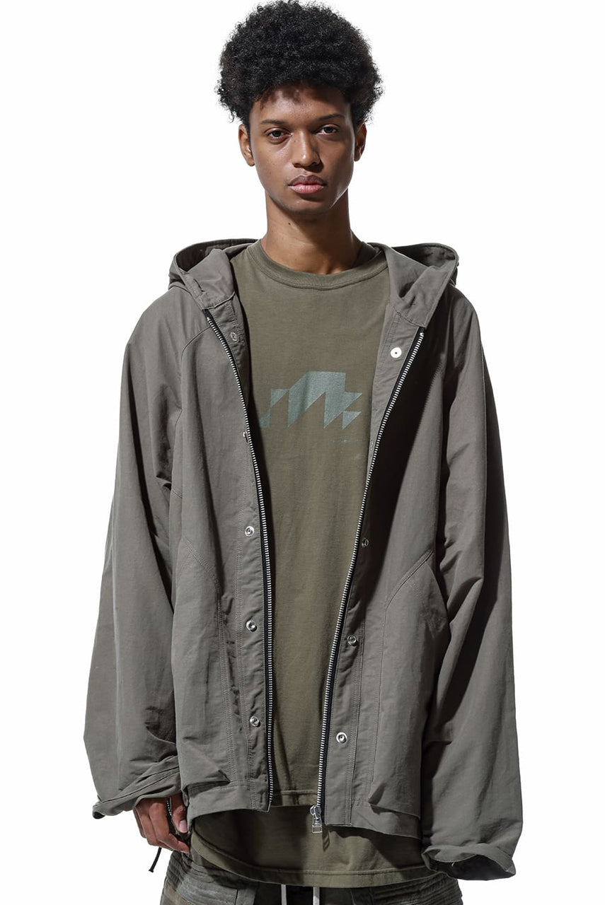 A.F ARTEFACT OVER SIZED HOODIE BLOUSON (KHAKI)