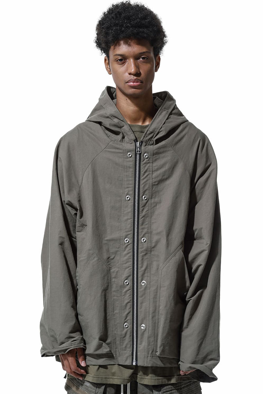 A.F ARTEFACT OVER SIZED HOODIE BLOUSON (KHAKI)