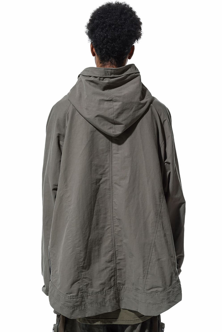 A.F ARTEFACT OVER SIZED HOODIE BLOUSON (KHAKI)