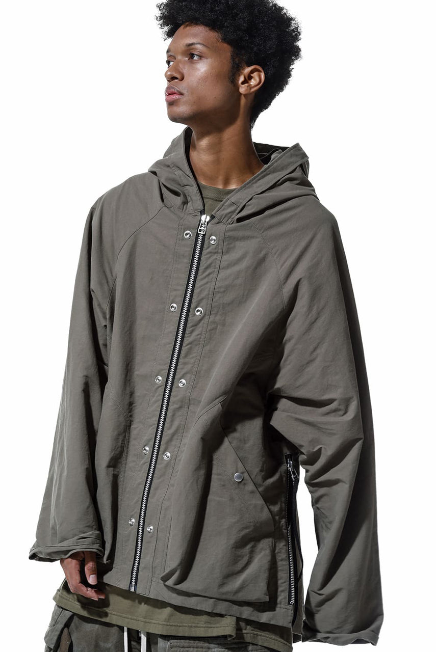 A.F ARTEFACT OVER SIZED HOODIE BLOUSON (KHAKI)