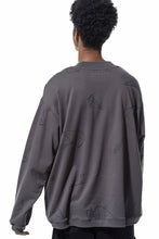 Load image into Gallery viewer, A.F ARTEFACT PYRA PATTERN PRINT CREW NECK TOPS (GREY)