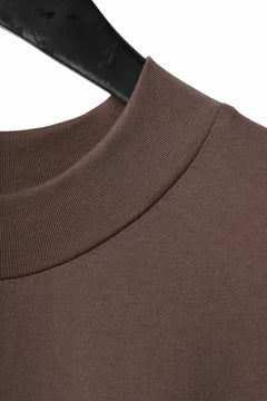 画像をギャラリービューアに読み込む, A.F ARTEFACT THICK-COLLAR BASIC L/S T-SHIRT / TYPE A PRINT (BROWN)