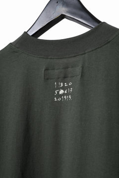 画像をギャラリービューアに読み込む, A.F ARTEFACT THICK-COLLAR BASIC L/S T-SHIRT / TYPE B PRINT (KHAKI)