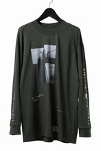 画像をギャラリービューアに読み込む, A.F ARTEFACT THICK-COLLAR BASIC L/S T-SHIRT / TYPE B PRINT (KHAKI)