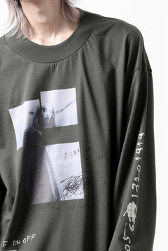 画像をギャラリービューアに読み込む, A.F ARTEFACT THICK-COLLAR BASIC L/S T-SHIRT / TYPE B PRINT (KHAKI)