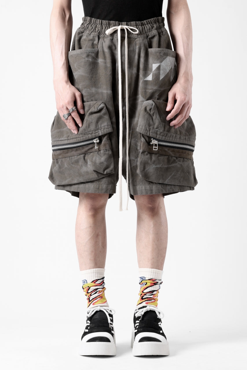 画像をギャラリービューアに読み込む, A.F ARTEFACT RUGGED CARGO SHORTS  / VINTAGE DYED (KHAKI)