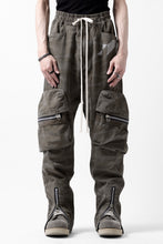 Load image into Gallery viewer, A.F ARTEFACT CARGO POCKET LONG PANTS / VINTAGE DYED (KHAKI)