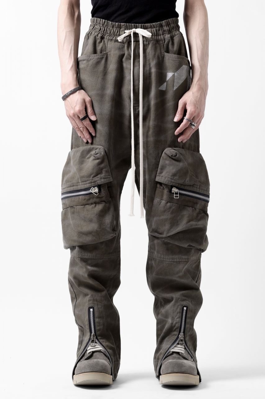 画像をギャラリービューアに読み込む, A.F ARTEFACT RUGGED CARGO PANTS / VINTAGE DYED (KHAKI)