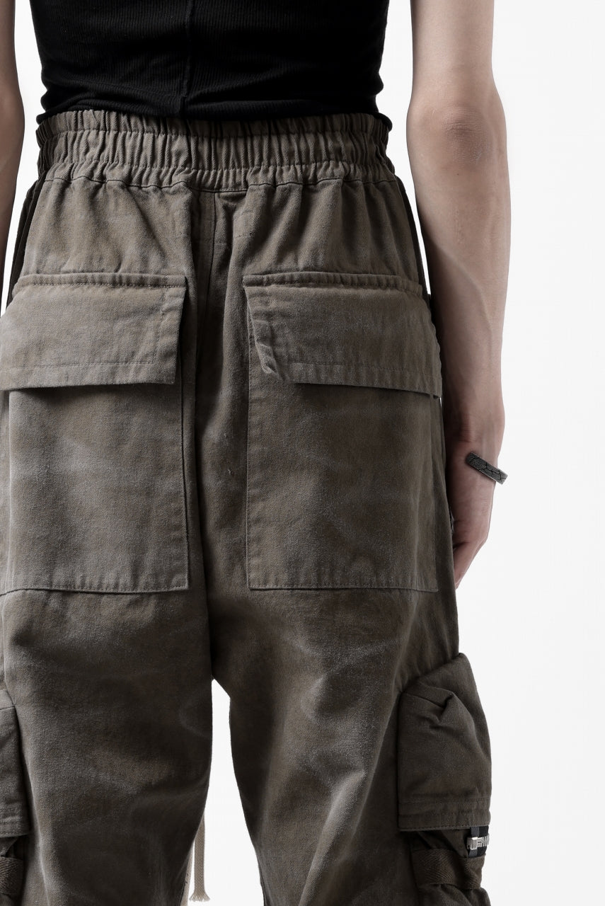 A.F ARTEFACT RUGGED CARGO PANTS / VINTAGE DYED (KHAKI)