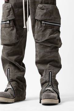 画像をギャラリービューアに読み込む, A.F ARTEFACT RUGGED CARGO PANTS / VINTAGE DYED (KHAKI)