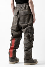 Load image into Gallery viewer, A.F ARTEFACT CARGO POCKET LONG PANTS / VINTAGE DYED (KHAKI)