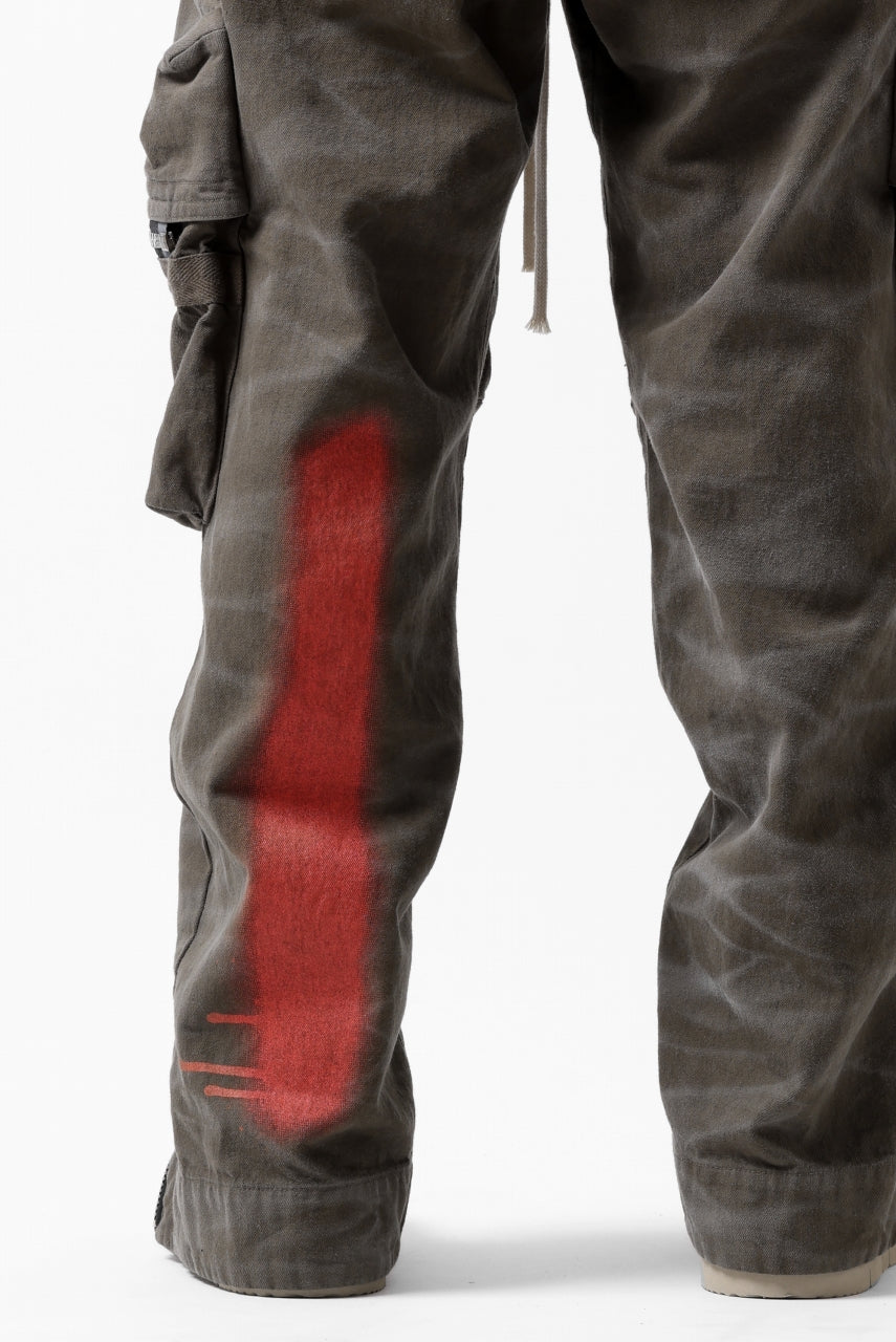 A.F ARTEFACT RUGGED CARGO PANTS / VINTAGE DYED (KHAKI)