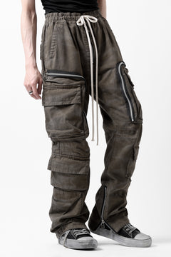 画像をギャラリービューアに読み込む, A.F ARTEFACT exclusive RADICAL-ZIP FIELD PANTS / VINTAGE DYED (KHAKI)