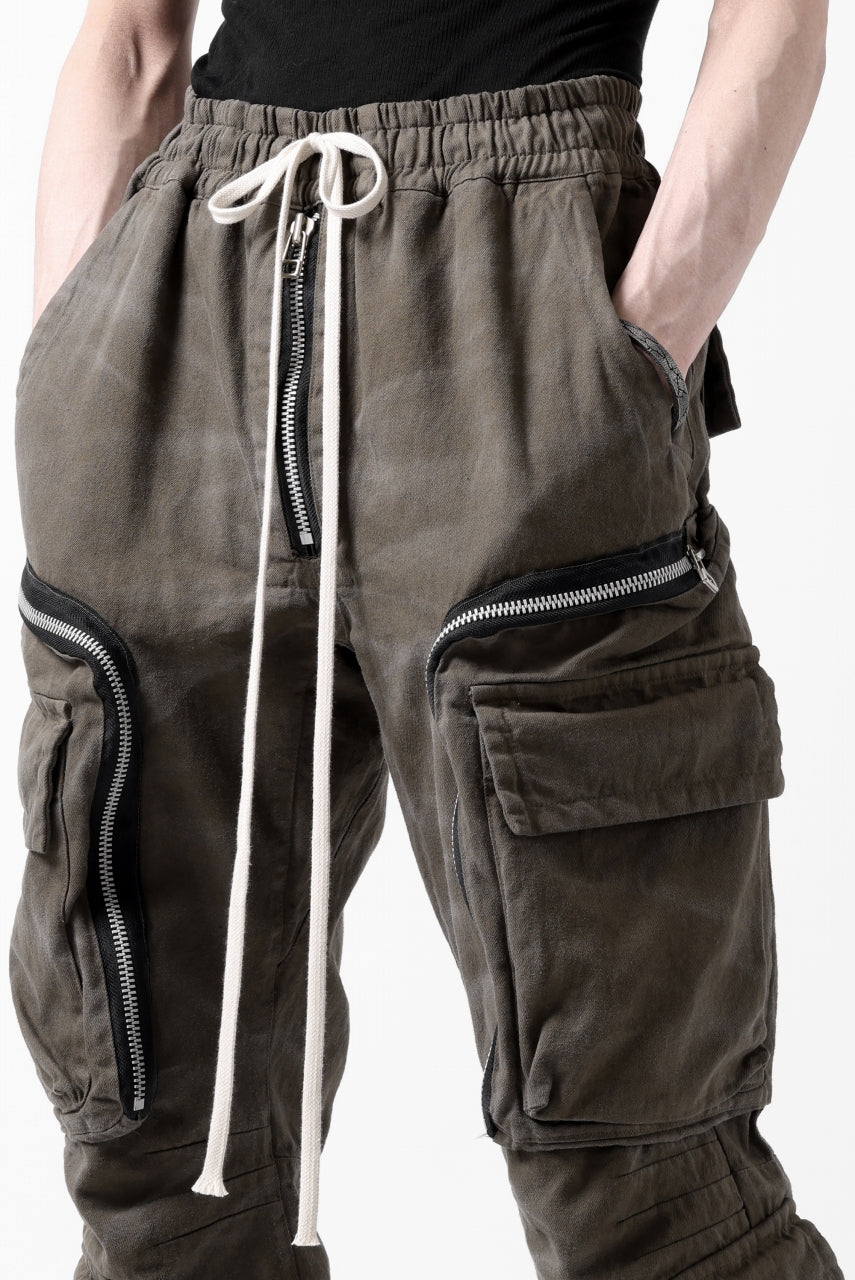 画像をギャラリービューアに読み込む, A.F ARTEFACT exclusive RADICAL-ZIP FIELD PANTS / VINTAGE DYED (KHAKI)