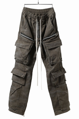 A.F ARTEFACT exclusive RADICAL-ZIP FIELD PANTS / VINTAGE DYED (KHAKI)