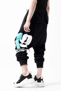 画像をギャラリービューアに読み込む, A.F ARTEFACT 919 SARROUEL EASY PANTS / MEDIUM SWEAT (BLACK x MINT)