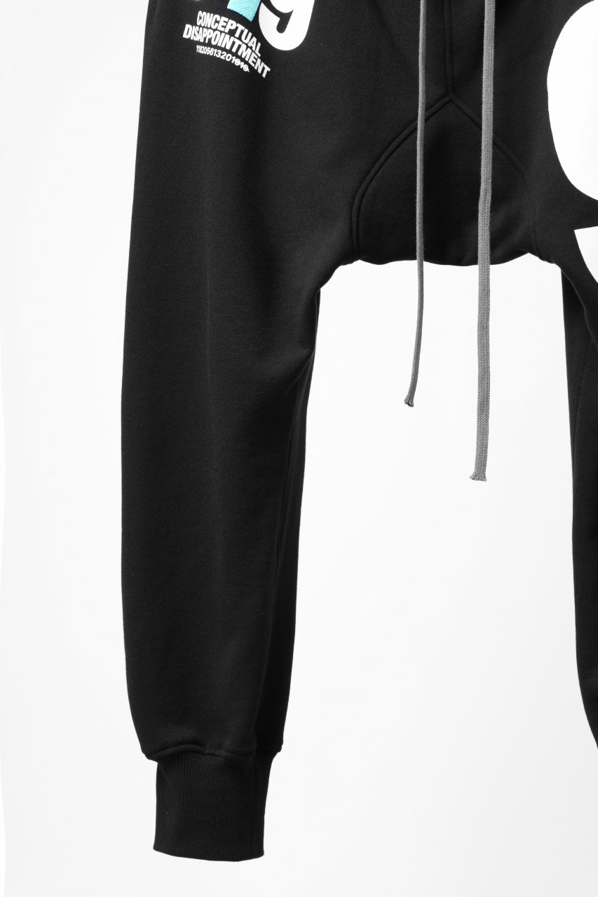 A.F ARTEFACT 919 SARROUEL EASY PANTS / MEDIUM SWEAT (BLACK x MINT)