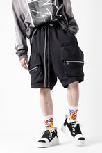 画像をギャラリービューアに読み込む, A.F ARTEFACT RUGGED CARGO SHORTS / STRETCH NYLON (BLACK)