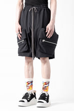 画像をギャラリービューアに読み込む, A.F ARTEFACT RUGGED CARGO SHORTS / STRETCH NYLON (BLACK)