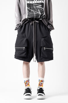 画像をギャラリービューアに読み込む, A.F ARTEFACT RUGGED CARGO SHORTS / STRETCH NYLON (BLACK)