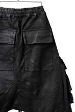 画像をギャラリービューアに読み込む, A.F ARTEFACT LOWCROTCH MILITARY WIDE SHORTS / COATING TWILL (BLACK)