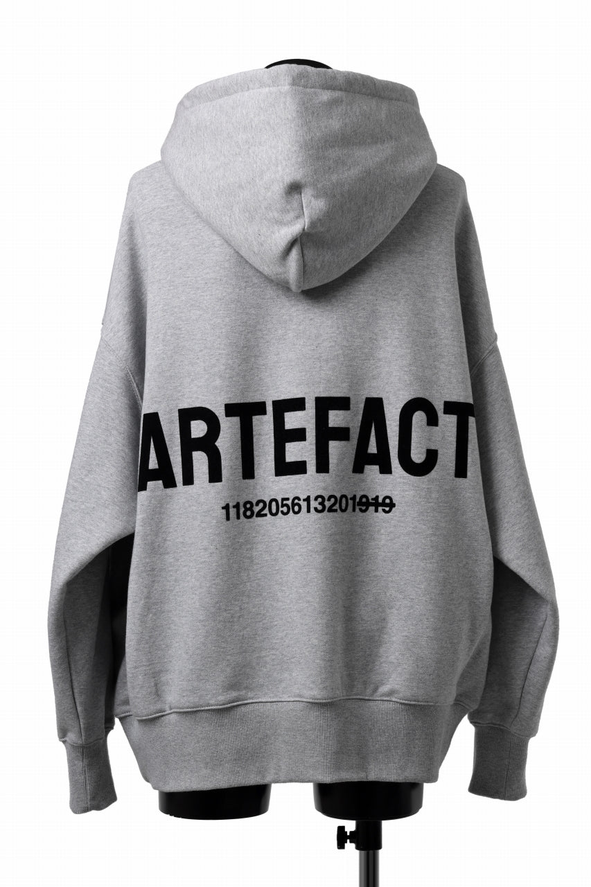 Load image into Gallery viewer, A.F ARTEFACT BACK LOGO SWEAT HOODIE (HEATHER GREY)